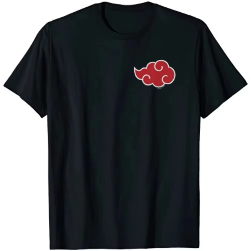 Streetwear Brand In Japan - تي شيرت رجالي بطباعة رموز سحابة