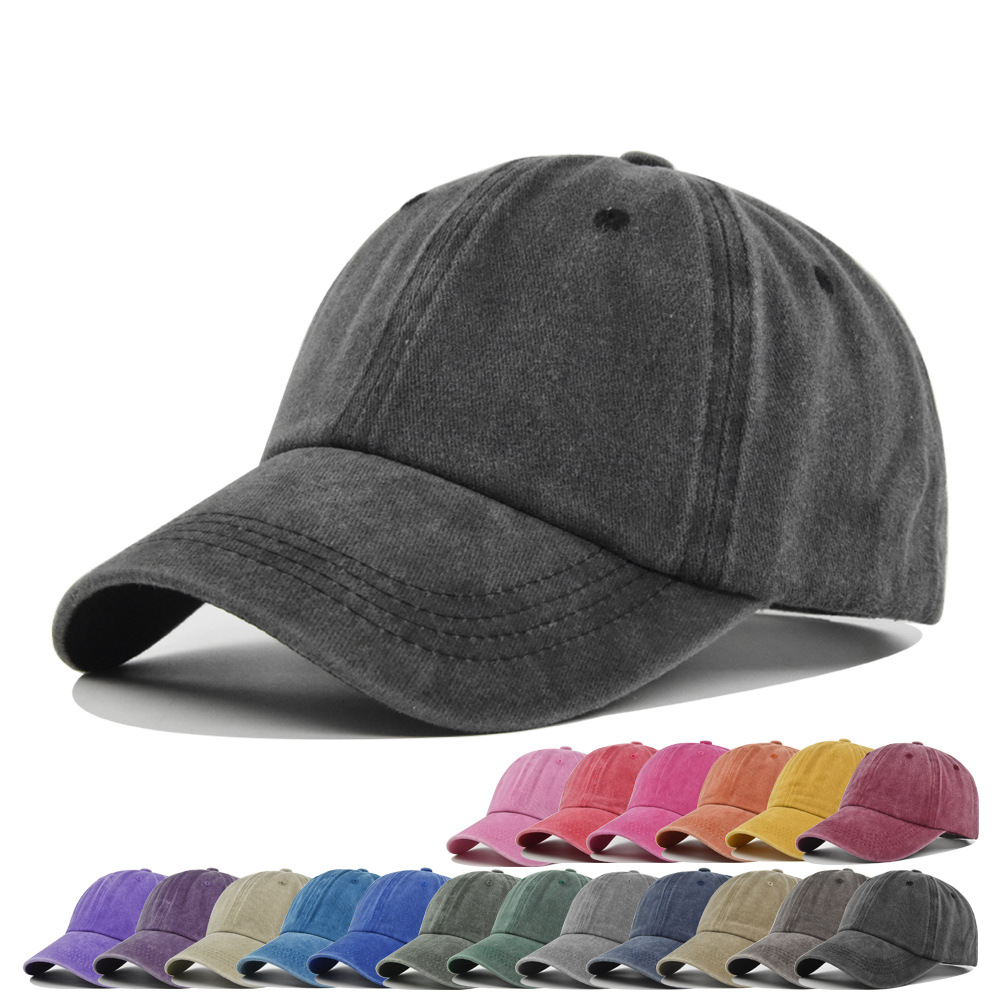 Streetwear Brand Beanie - قبعات بيسبول عصرية بلون موحد للرجال،