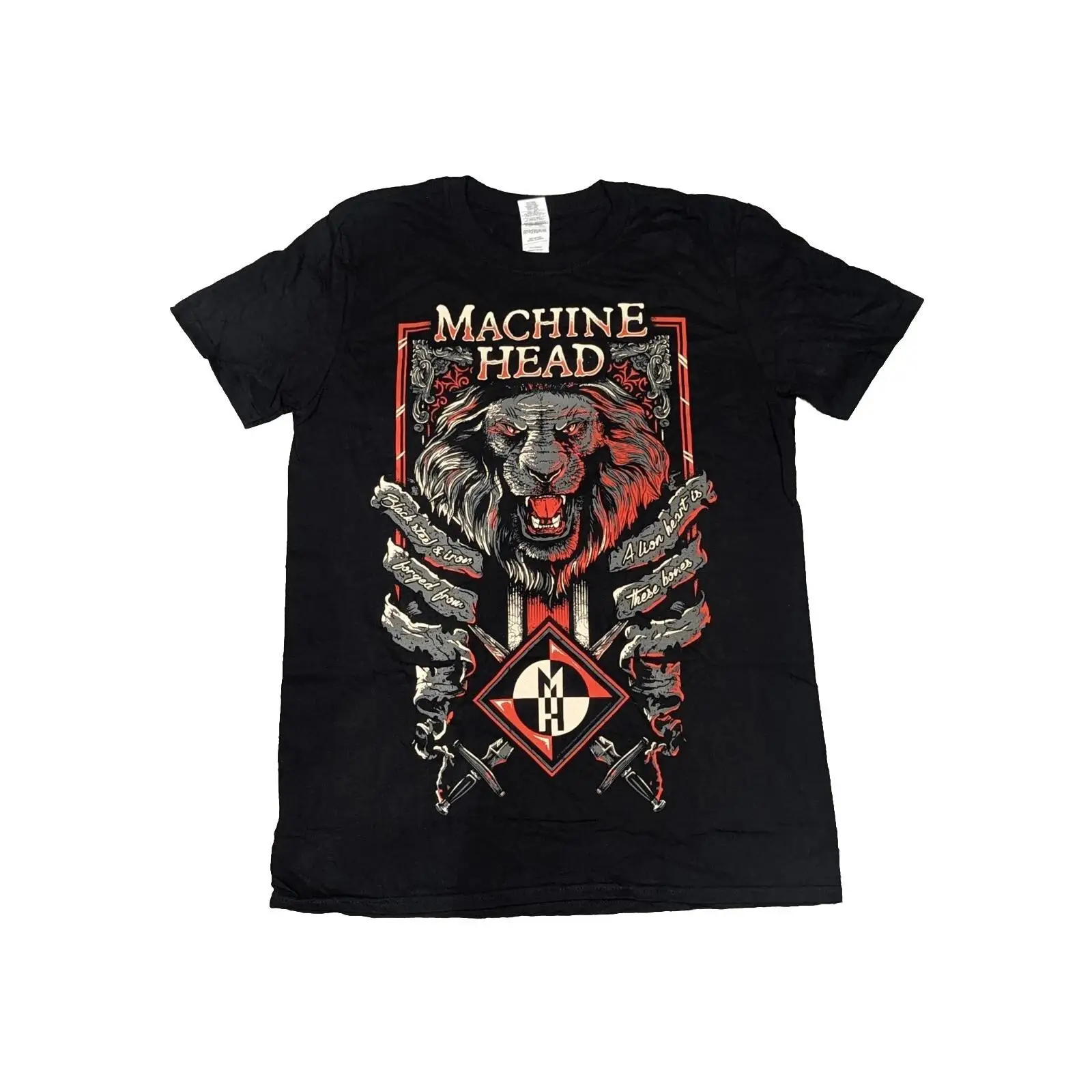 Streetwear Brand Heart - تي شيرت MACHINE HEAD Lion Heart