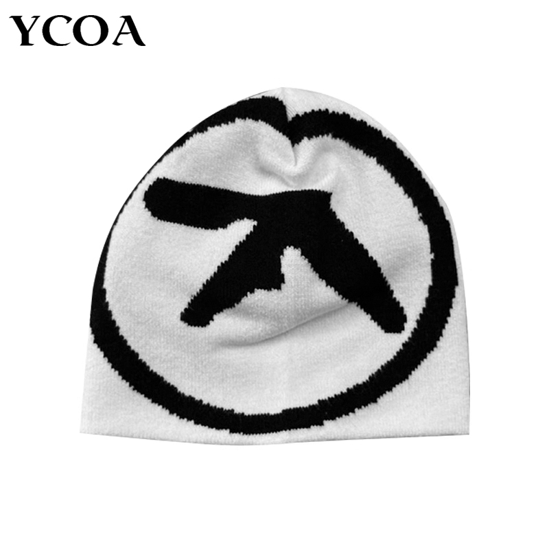 Streetwear Brand Beanie - النساء قبعة الحياكة بيني Aphex التوأم
