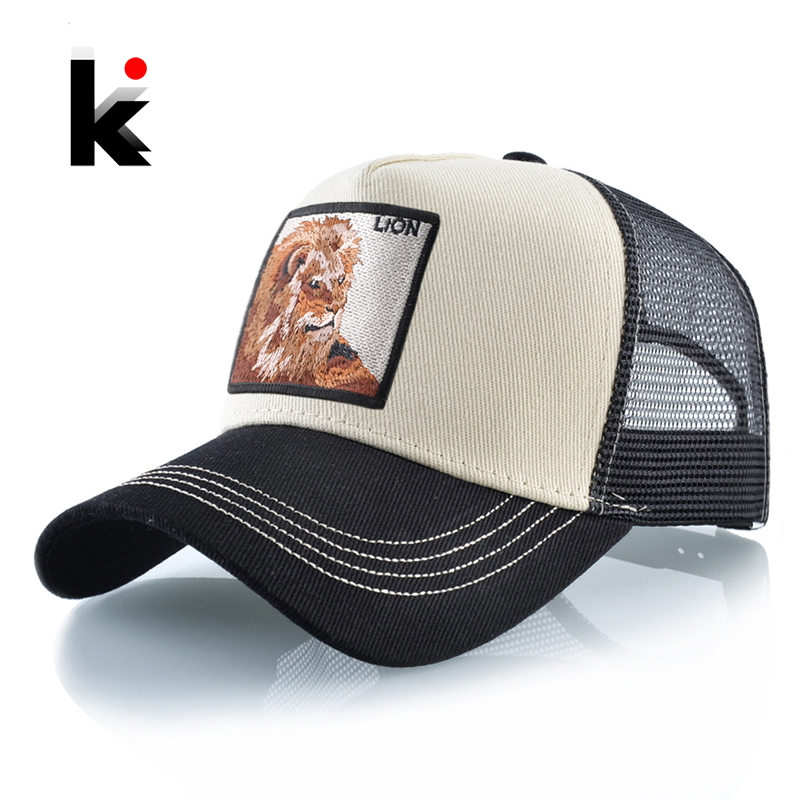 Streetwear Brand Beanie - الهيب هوب قبعة بيسبول مع الأسد