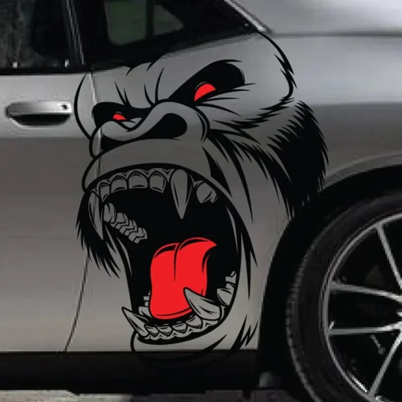 Streetwear Brand Stickers - ملصقات سيارات بتصميم غوريلا كينغ كونغ