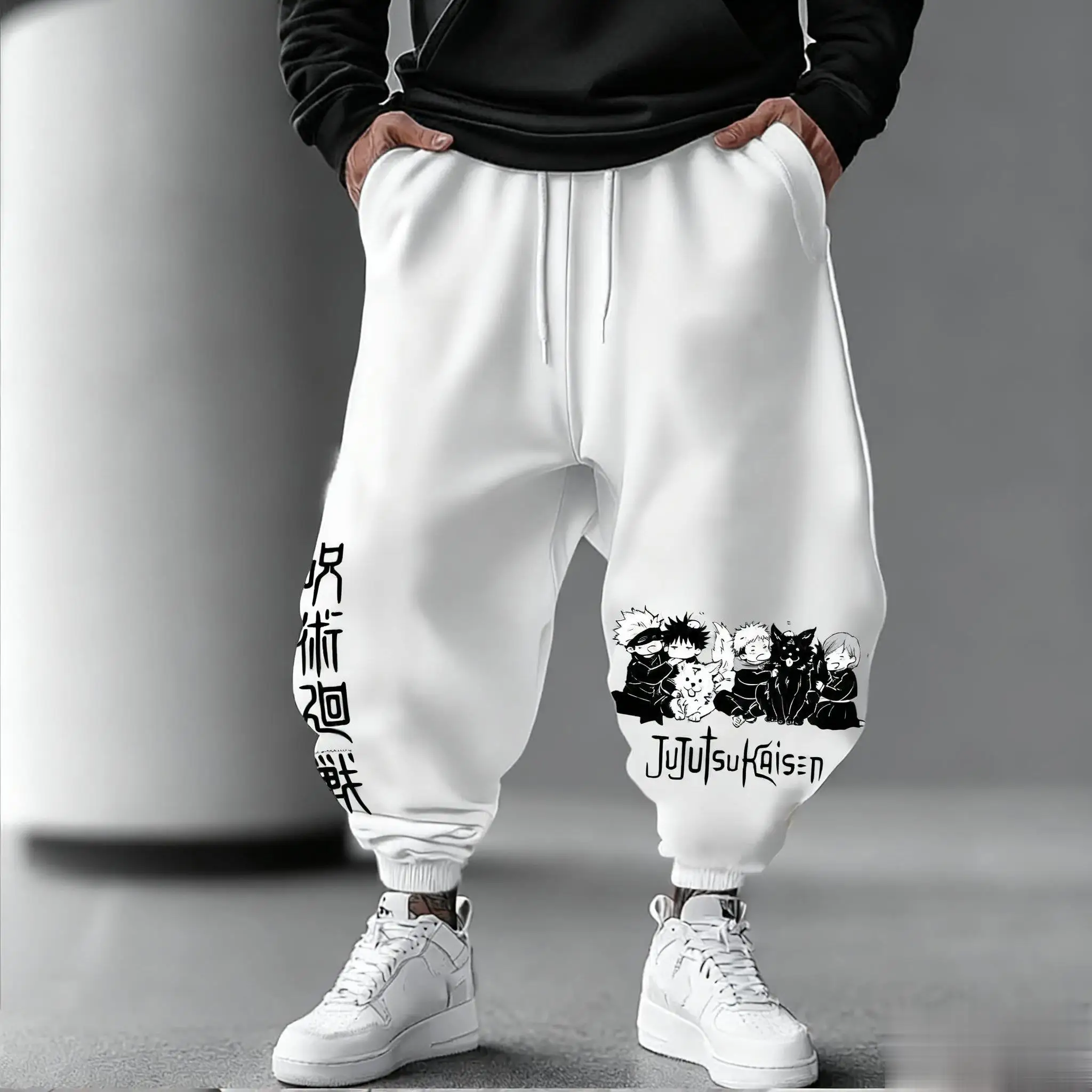 Jujutsu Kaisen الرجال سراويل ل - مراجعة Streetwear Brand Beanie وسعره
