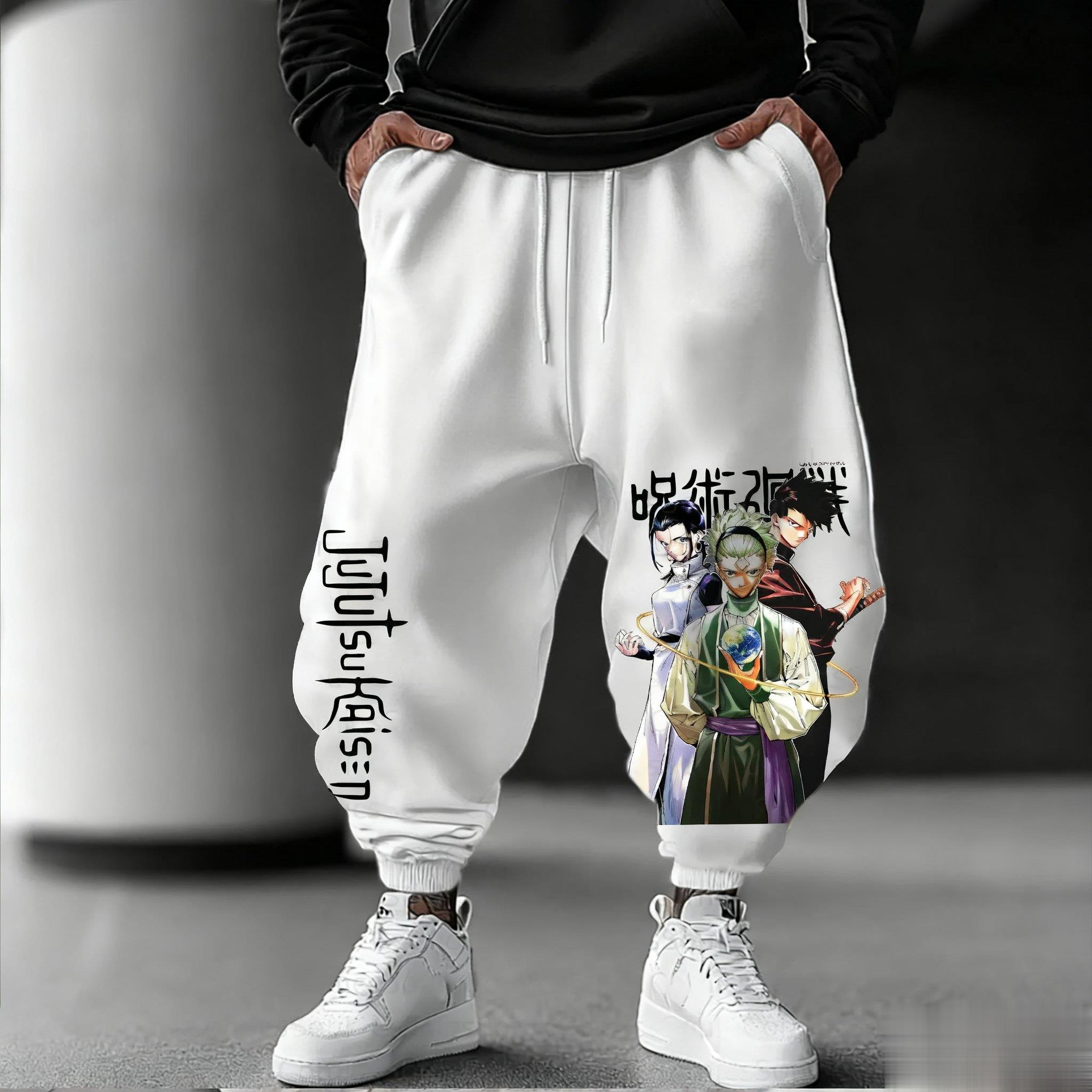 Jujutsu Kaisen الرجال سراويل ل - مراجعة Streetwear Brand Beanie وسعره