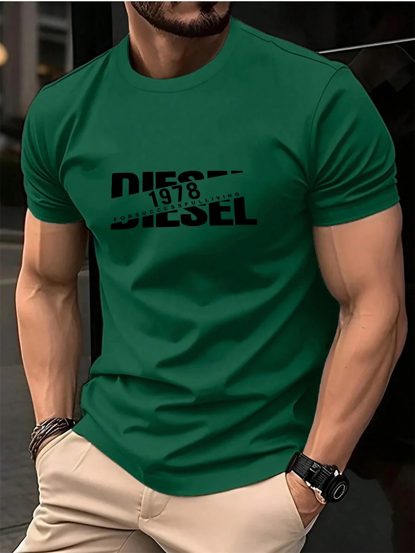 تي شيرت صيفي للرجال من ماركة D - مراجعة Streetwear Brand Shirts وسعره