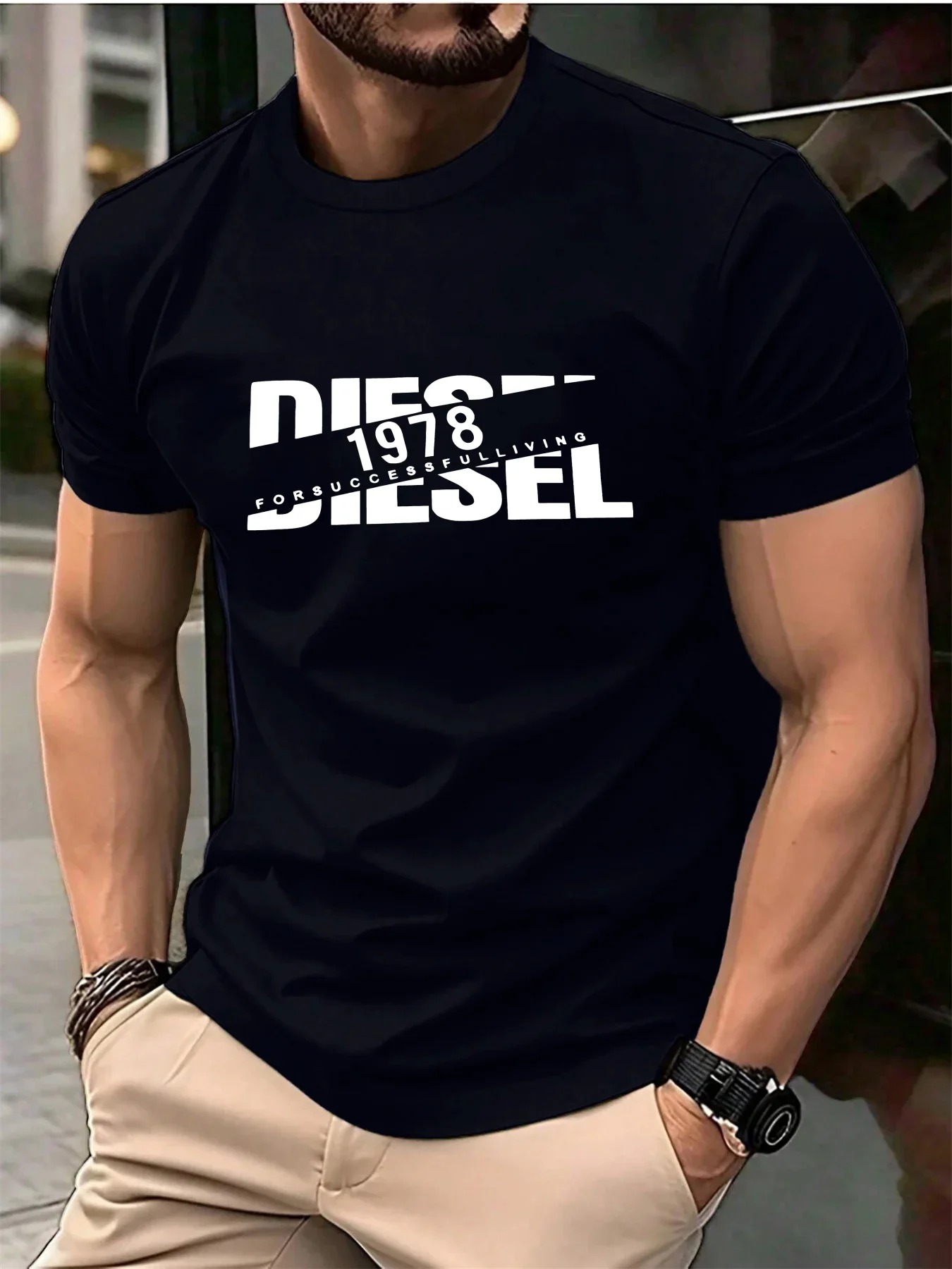 تي شيرت صيفي للرجال من ماركة D - مراجعة Streetwear Brand Shirts وسعره