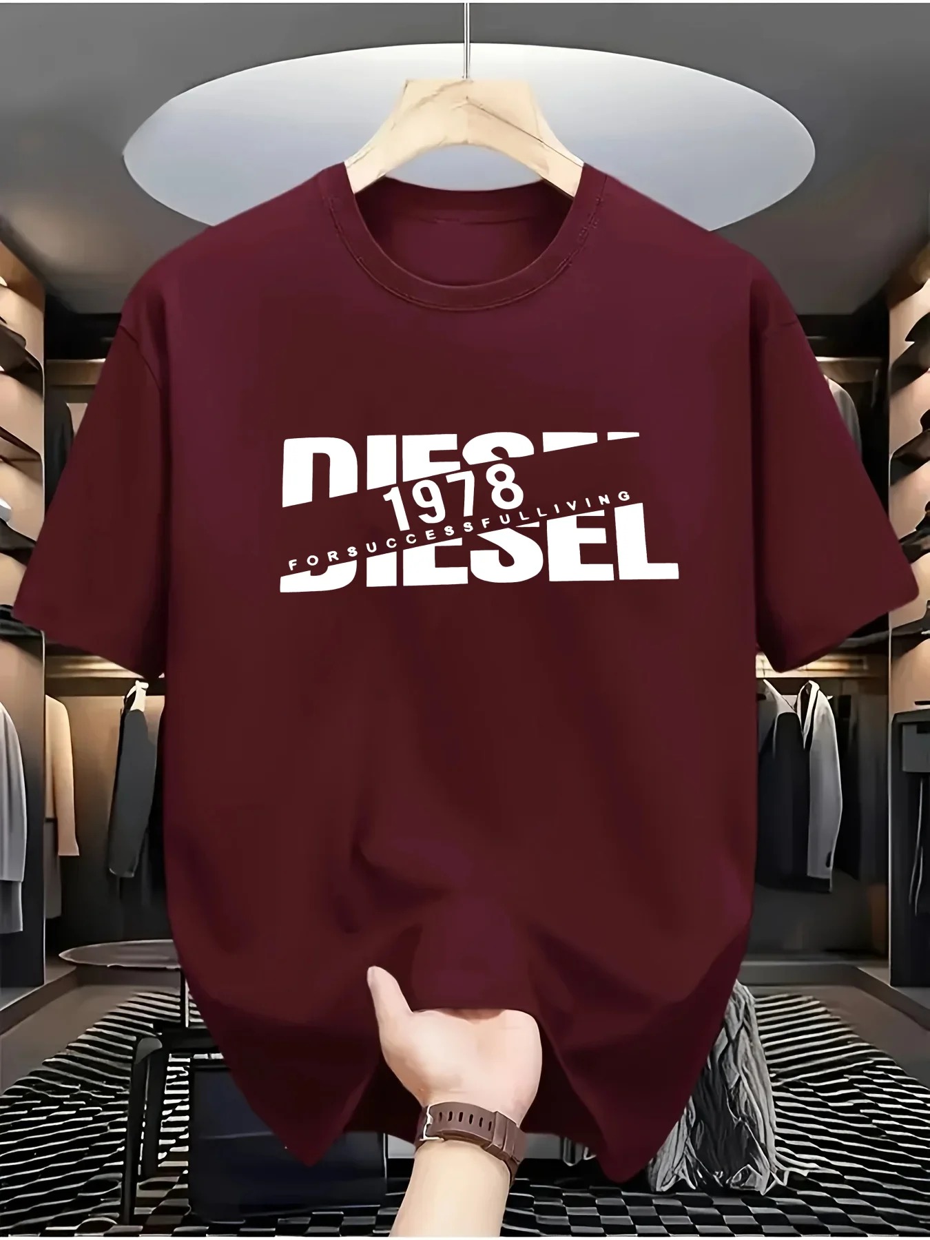 تي شيرت صيفي للرجال من ماركة D - مراجعة Streetwear Brand Shirts وسعره