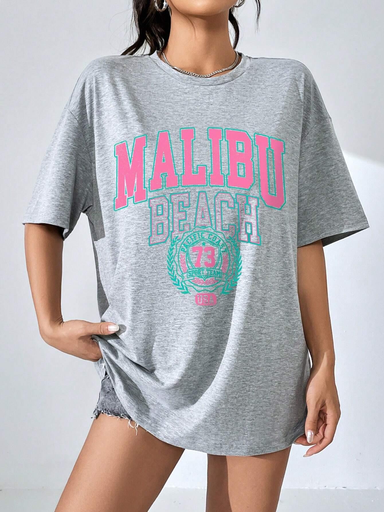 ماليبو شاطئ إلكتروني طباعة طبا - مراجعة Streetwear Brand Shirts وسعره