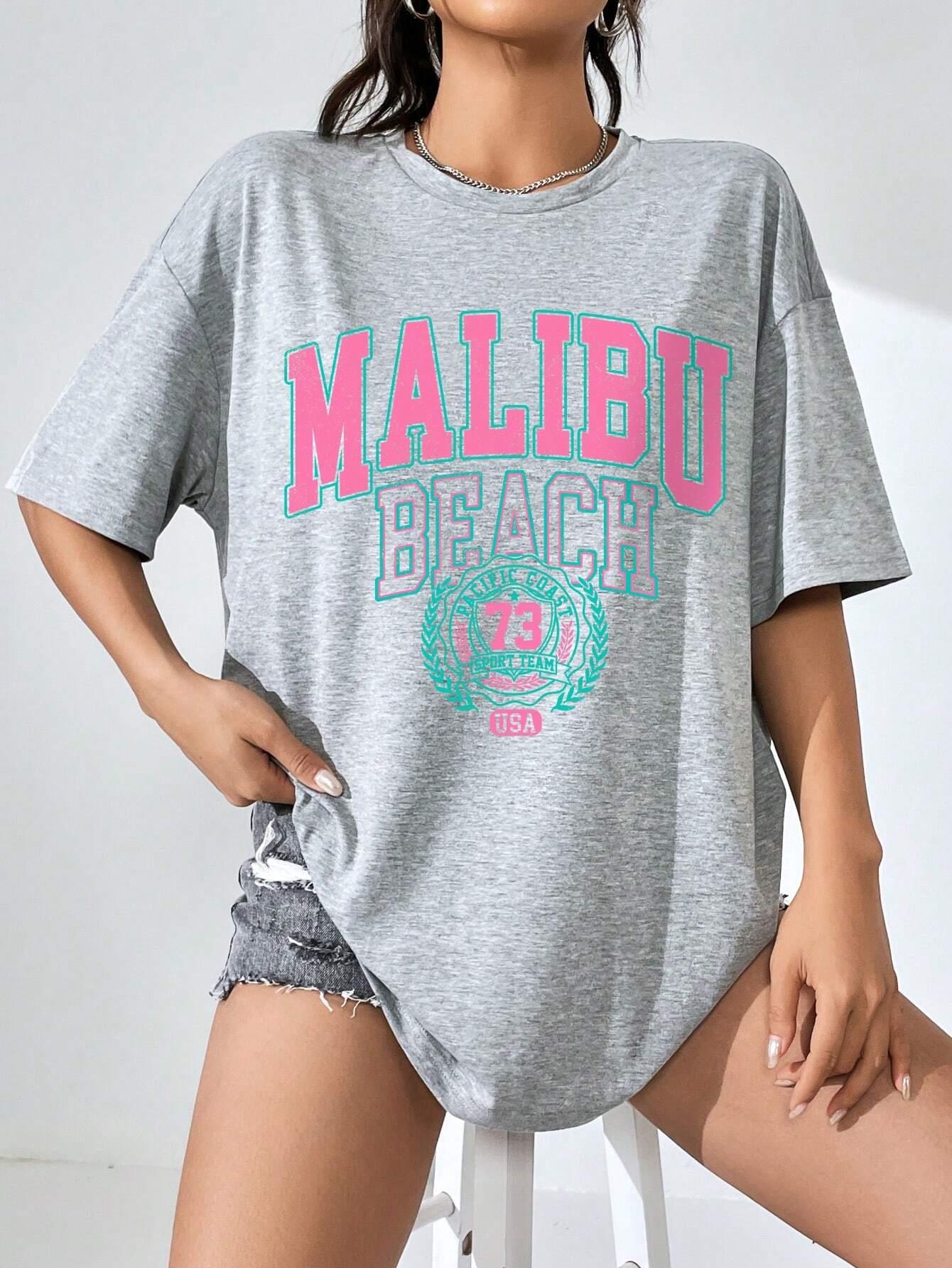 ماليبو شاطئ إلكتروني طباعة طبا - مراجعة Streetwear Brand Shirts وسعره