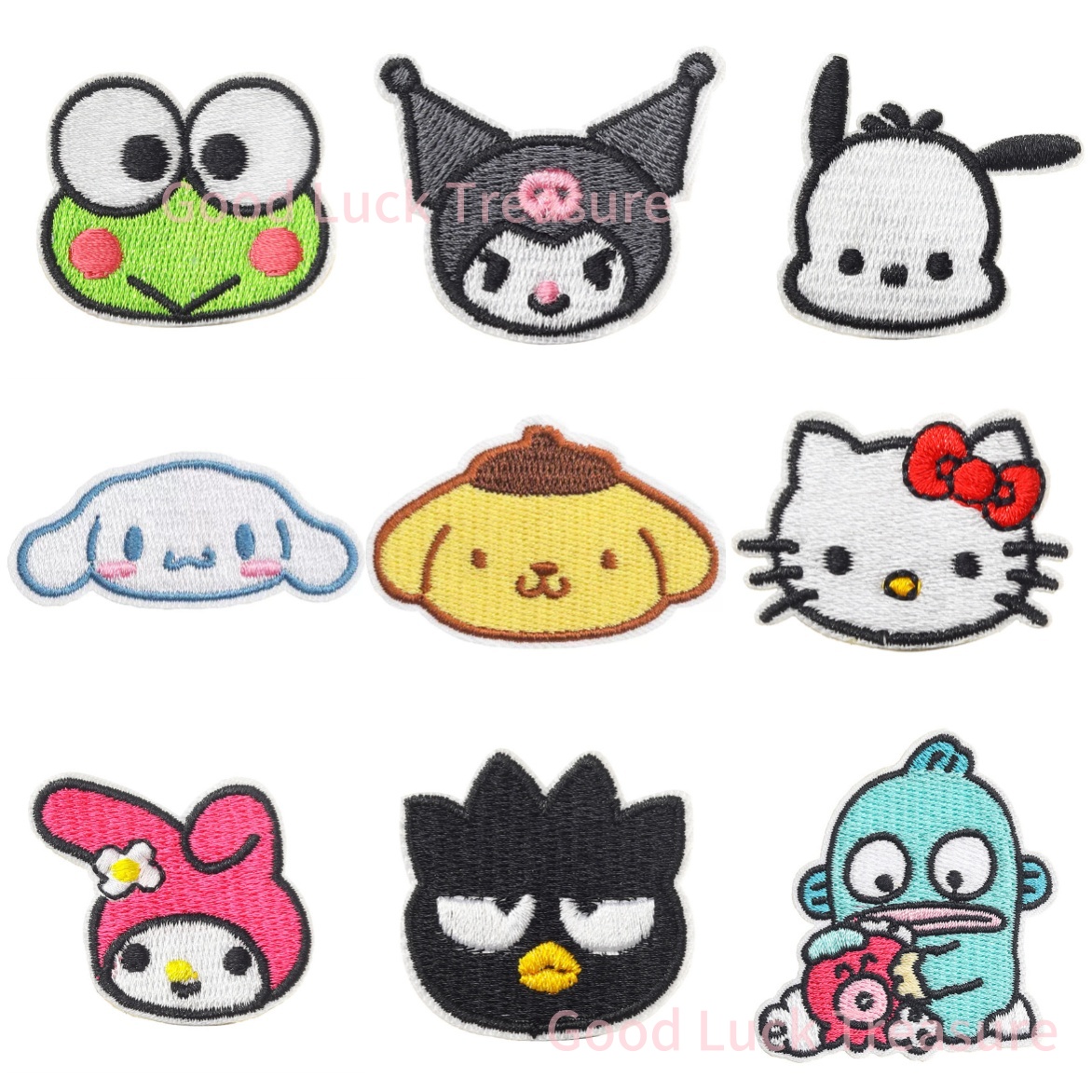 رقعات سانريو كاواي جديدة مطرزة - مراجعة Streetwear Brand Stickers وسعره