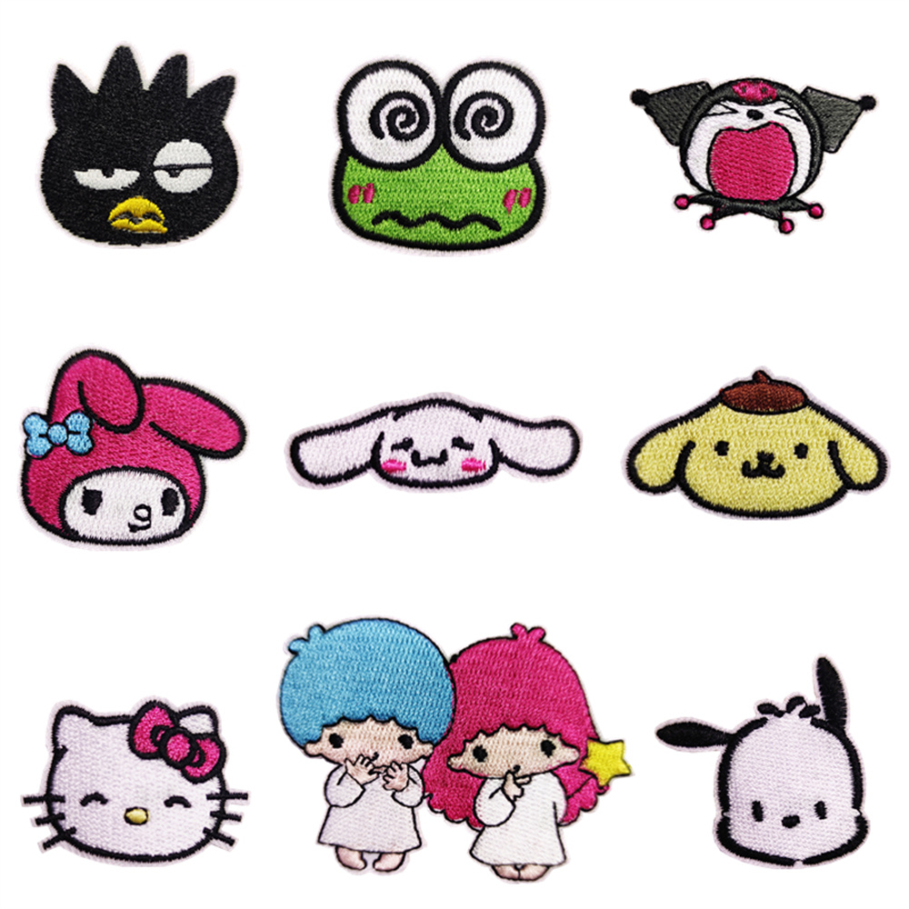 رقعات سانريو كاواي جديدة مطرزة - مراجعة Streetwear Brand Stickers وسعره