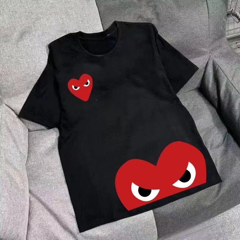 تي شيرت أبيض بطباعة قلب أحمر ك - مراجعة Streetwear Brand Heart وسعره