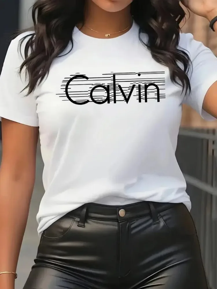 كالفين المرأة تي شيرت الترفيه  - مراجعة Streetwear Brand Shirts وسعره