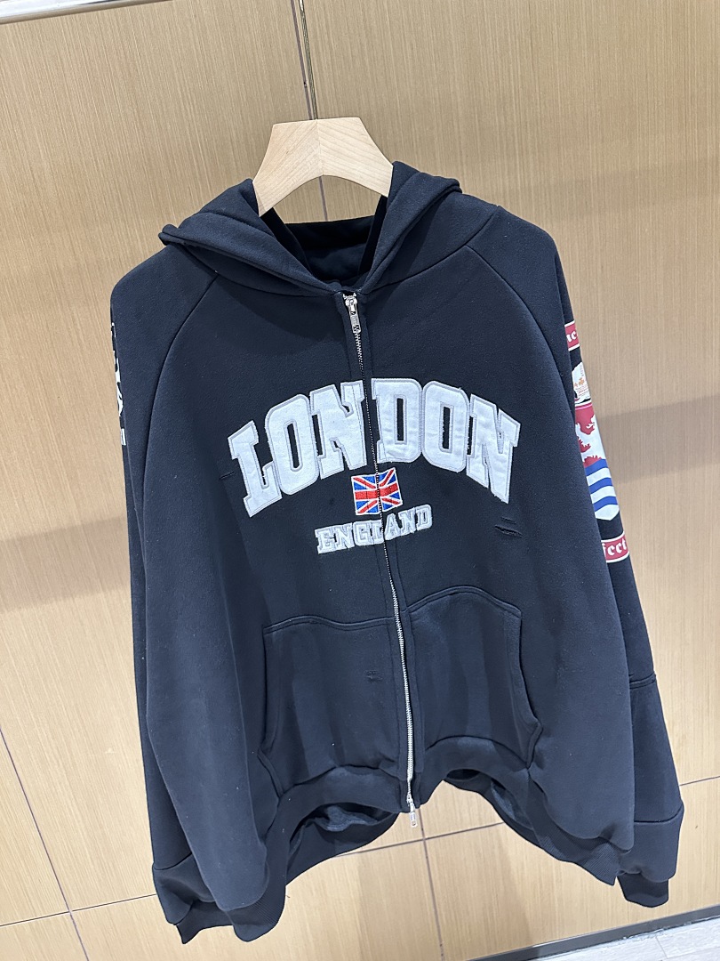 25S هودي بسحاب مغسول بتصميم مف - مراجعة Streetwear Brand London وسعره