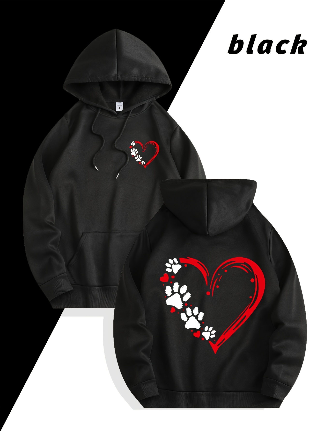 سترة رياضية رجالية بطباعة قلب  - مراجعة Streetwear Brand Heart وسعره