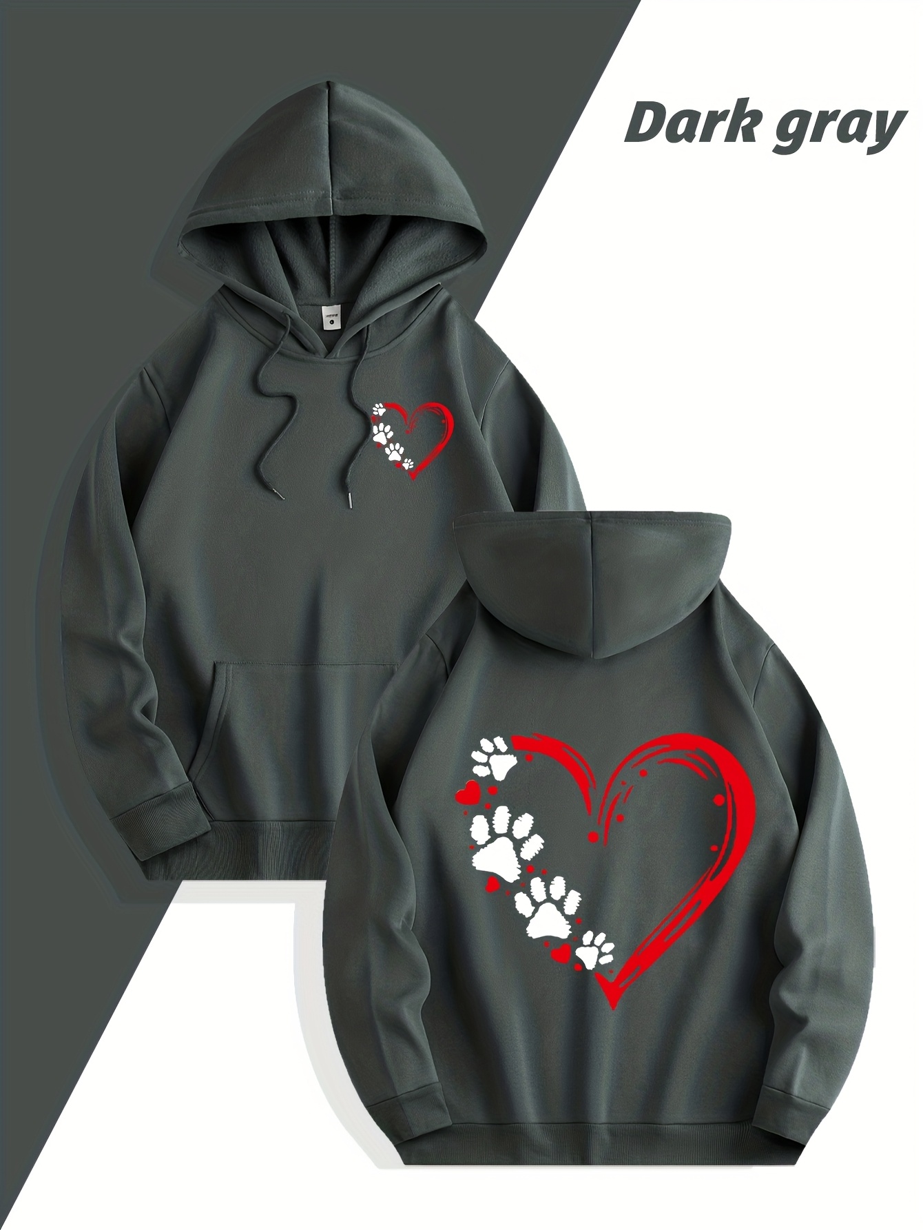 سترة رياضية رجالية بطباعة قلب  - مراجعة Streetwear Brand Heart وسعره